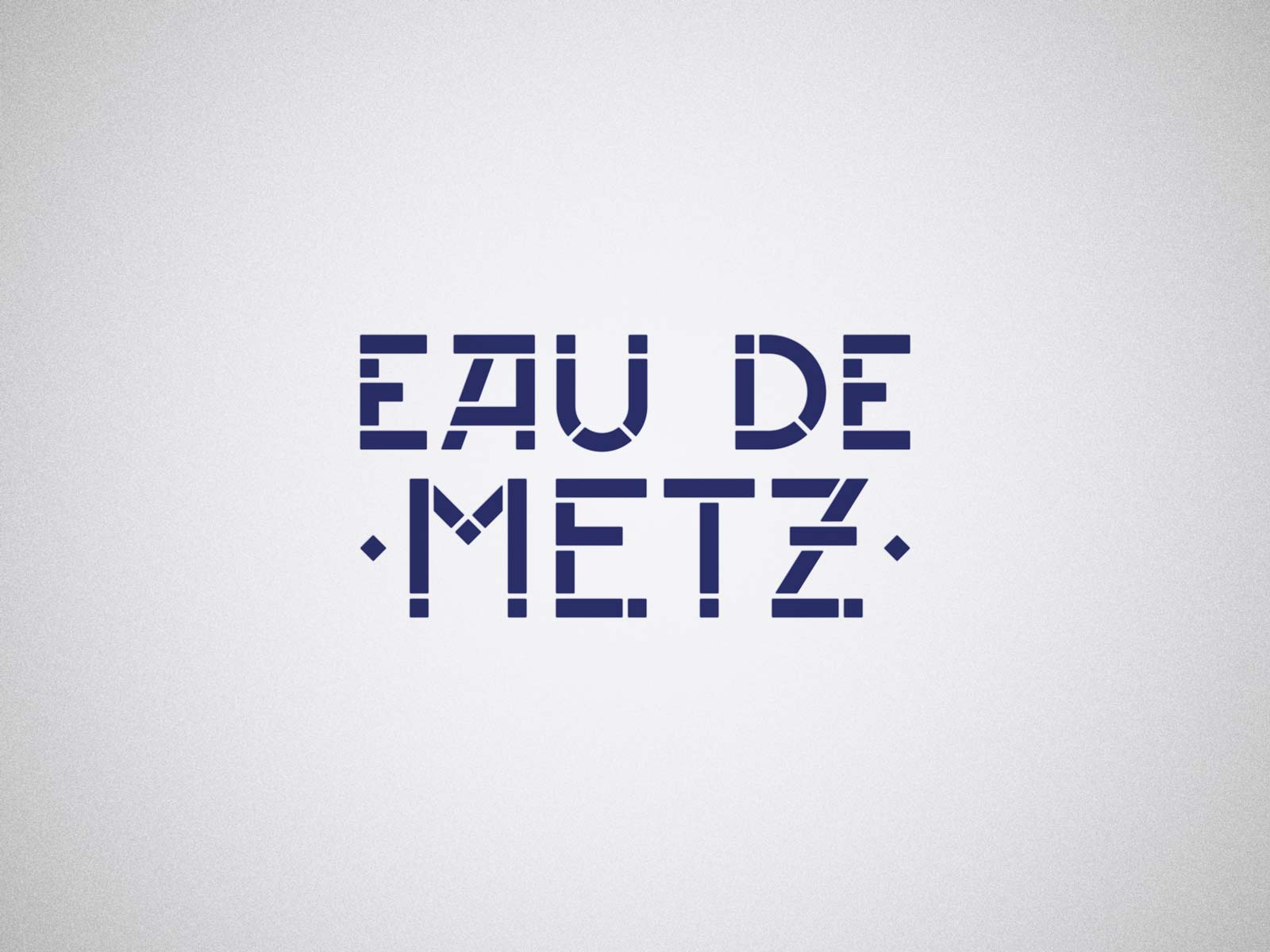 Lettrage Eau De Metz