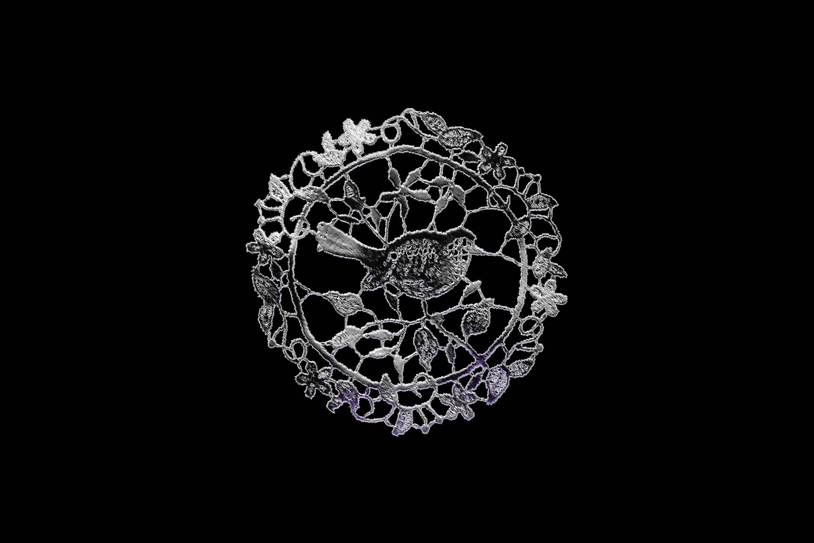 napperon à l'oiseau